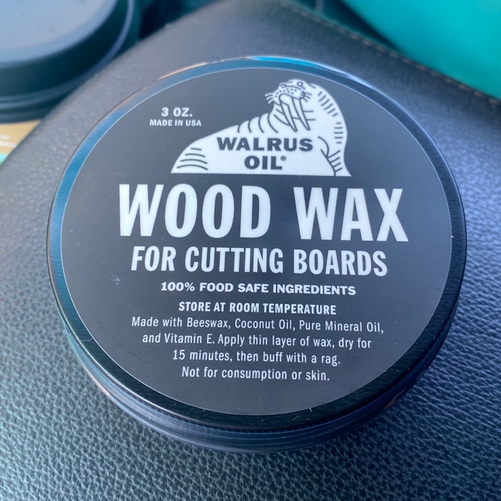 Walrus Oil cutting board wax new